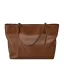 Modest / Simple Tan Tote Bag Handbag Shoulder Bags 2021 Leather Casual Women's Bags