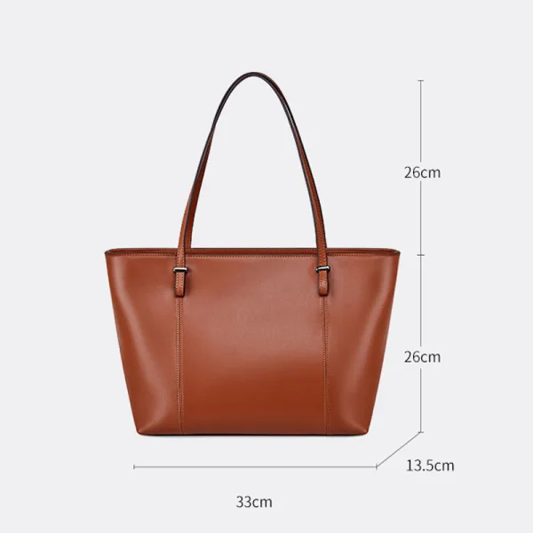 Modest / Simple Tan Tote Bag Handbag Shoulder Bags 2021 Leather Casual Women's Bags