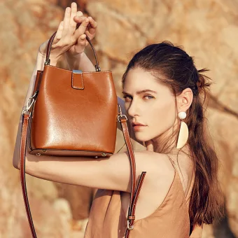 Modest Simple Tan Square Handbag Messenger Bag Shoulder Bags 2021 Leather Casual Women S Bags