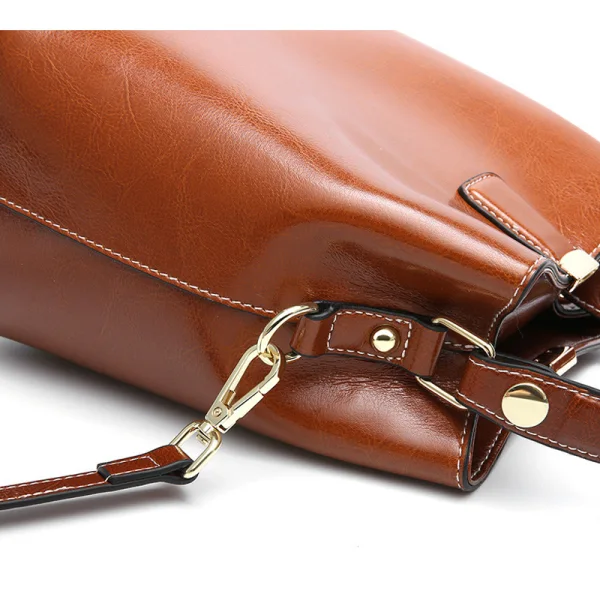 Modest / Simple Tan Square Handbag Messenger Bag Shoulder Bags 2021 Leather Casual Women's Bags