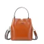Modest / Simple Tan Square Handbag Messenger Bag Shoulder Bags 2021 Leather Casual Women's Bags