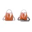 Modest / Simple Tan Square Handbag Messenger Bag Shoulder Bags 2021 Leather Casual Women's Bags