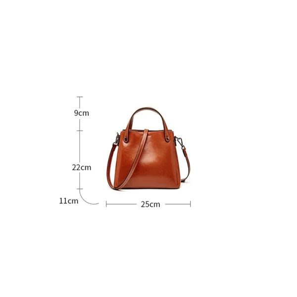 Classic Brown Square Handbag Messenger Bag Shoulder Bags 2021 Leather Casual Women's Bags