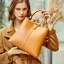 Modest / Simple Yellow Square Handbag Messenger Bag Shoulder Bags 2021 Leather Casual Women's Bags