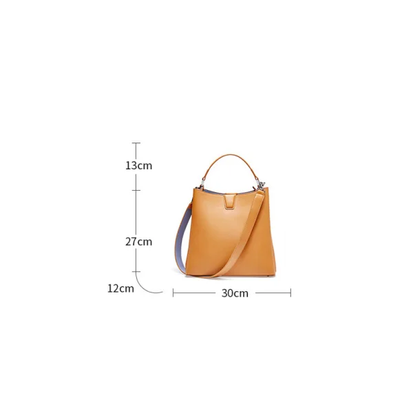 Modest / Simple Yellow Square Handbag Messenger Bag Shoulder Bags 2021 Leather Casual Women's Bags