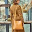 Modest / Simple Yellow Square Handbag Messenger Bag Shoulder Bags 2021 Leather Casual Women's Bags