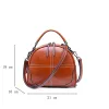 Vintage / Retro Brown Handbag Messenger Bag Shoulder Bags 2021 Leather Women's Bags