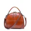 Vintage / Retro Brown Handbag Messenger Bag Shoulder Bags 2021 Leather Women's Bags