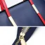 Minimalist Navy Blue Square Tote Bag Shoulder Bags 2021 Leather Casual Women's Bags