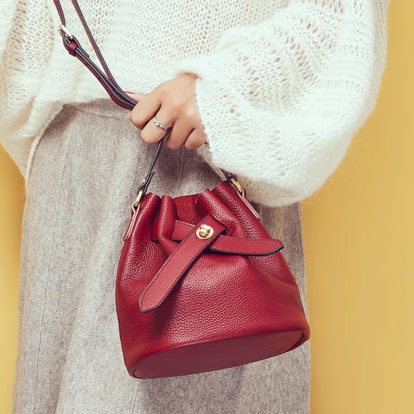 Fashion Burgundy Shoulder Bags Messenger Bag 2021 PU Casual Women's Bags
