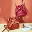 Fashion Burgundy Shoulder Bags Messenger Bag 2021 PU Casual Women's Bags