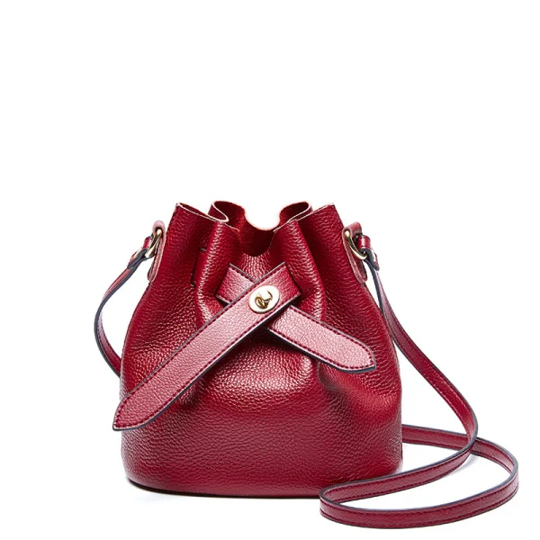 Fashion Burgundy Shoulder Bags Messenger Bag 2021 PU Casual Women's Bags