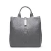 Mode Burgunderrot Quadratische Umhängetasche Handtasche Schultertaschen 2021 Krokodilmuster Leder Damentaschen