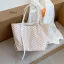 2 pièces Noire Blanche Sac fourre-tout Sacs à bandoulière 2021 PU Désinvolte Sacs Pour Femmes