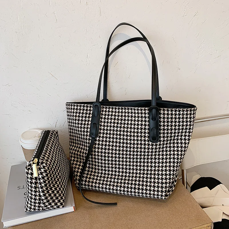 Bolso De Pana Para Mujer, Bolso De Mano Con Múltiples