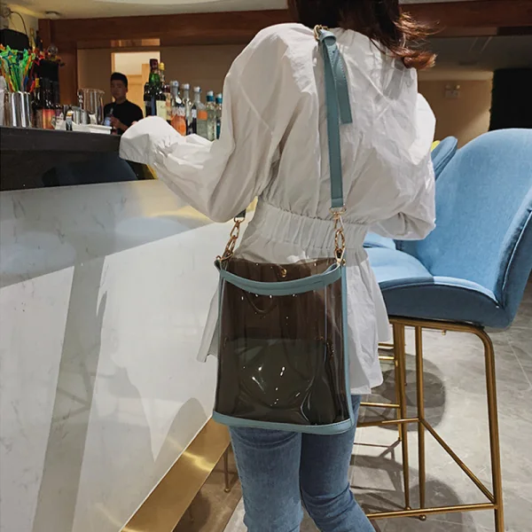 Transparent Handbag Messenger Bag Shoulder Bags 2021 PVC Women's Bags