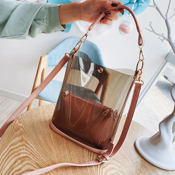 Transparent Handbag Messenger Bag Shoulder Bags 2021 PVC Women's Bags