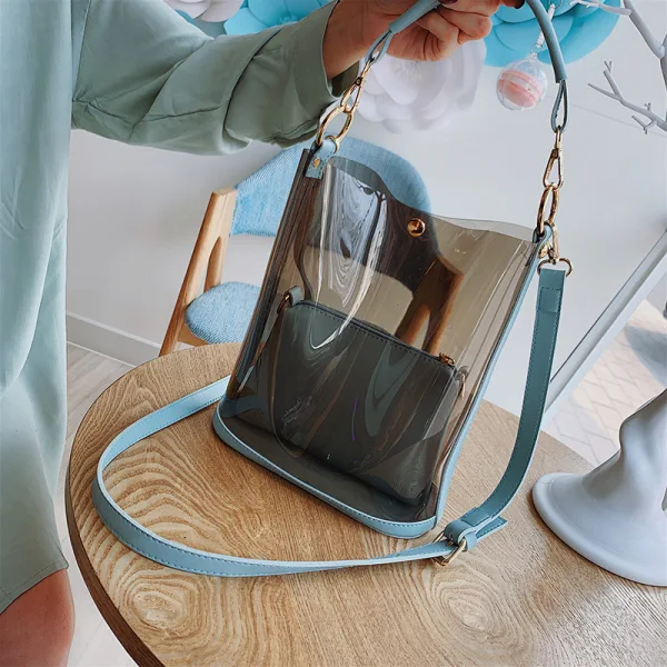 Transparent Handbag Messenger Bag Shoulder Bags 2021 PVC Women's Bags