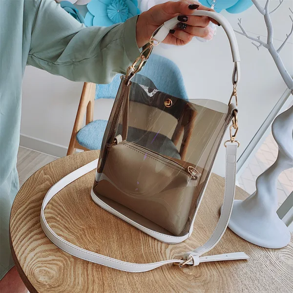 Transparent Handbag Messenger Bag Shoulder Bags 2021 PVC Women's Bags