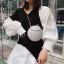Sparkly Black Sequins Round Clutch Bags Shoulder Bags 2021 Metal PU Women's Bags