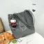 Lovely Canvas Tote Bag Shopping Bag Shoulder Bags 2021 Cartoon Embroidered Casual Women's Bags