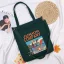 Chic / Belle Carrés Sac à main Sac de messager Sacs à bandoulière 2021 Dessin animé Impression Toile Désinvolte Sacs Pour Femmes