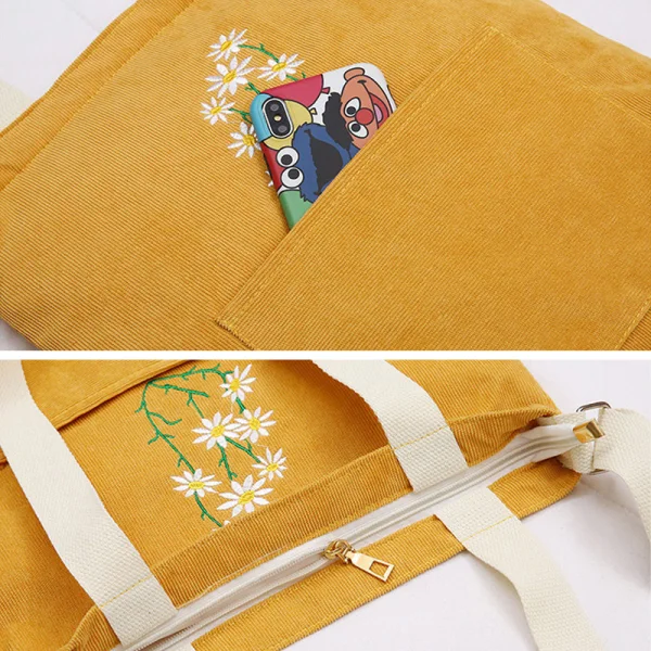Lovely Square Shoulder Bags Shopping Bag Messenger Bag 2021 Canvas Casual Women's Bags