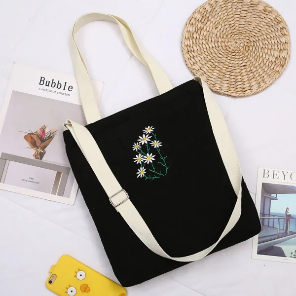 Lovely Square Shoulder Bags Shopping Bag Messenger Bag 2021 Canvas Casual Women's Bags