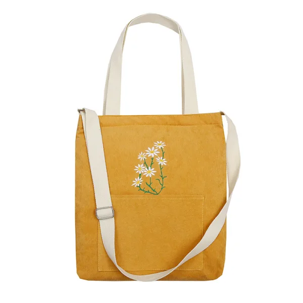 Lovely Square Shoulder Bags Shopping Bag Messenger Bag 2021 Canvas Casual Women's Bags