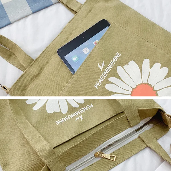 Lovely Square Messenger Bag Handbag Shoulder Bags 2021 Canvas Casual Women's Bags