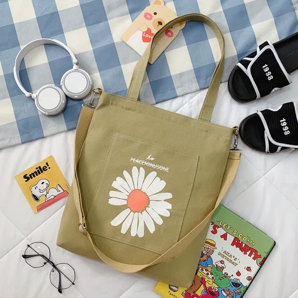 Lovely Square Messenger Bag Handbag Shoulder Bags 2021 Canvas Casual Women's Bags