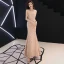 Bling Bling Champagne Evening Dresses  2019 Trumpet / Mermaid Scoop Neck Sleeveless Glitter Sequins Floor-Length / Long Ruffle Formal Dresses