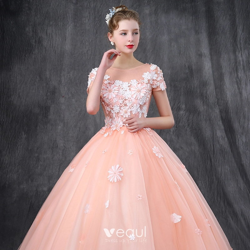 Peach prom dresses 2019 new arrivals