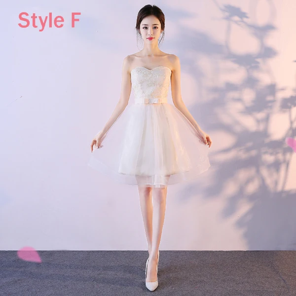 Abordable Champagne Robe Demoiselle D'honneur 2018 Princesse Sans Manches Noeud Ceinture Courte Volants Dos Nu Robe Pour Mariage