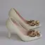 Elegante Abrikoos / Beige Rhinestone Parel Vlinder Bruidsschoenen 2025 9 cm Naaldhakken / Stiletto Spitse Neus Huwelijk Pumps Hoge Hakken