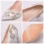 Schöne Weiß Strass Ball Pumps 2022 9 cm Stilettos Spitzschuh Pumps Hochhackige