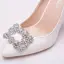 Mooie / Prachtige Witte Rhinestone Gala Pumps 2024 9 cm Naaldhakken / Stiletto Spitse Neus Pumps Hoge Hakken