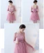 Affordable Chic / Beautiful Candy Pink Bridesmaid Dresses 2018 A-Line / Princess Appliques Lace Sash Short Ruffle Backless Wedding Party Dresses