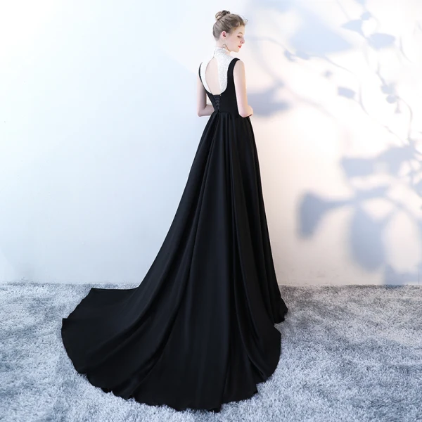 evening dresses 2018 new black Stunning Natasha Black Gown - Elegant Evening Dresses