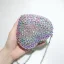 Sparkly Multi-Colors Rhinestone Heart-shaped Evening Party Clutch Bags 2022