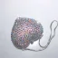 Sparkly Multi-Colors Rhinestone Heart-shaped Evening Party Clutch Bags 2022