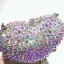 Sparkly Multi-Colors Rhinestone Heart-shaped Evening Party Clutch Bags 2022