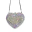 Sparkly Multi-Colors Rhinestone Heart-shaped Evening Party Clutch Bags 2022