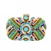Ethnic Multi-Colors Beading Gold Street Wear Clutch Bags 2023