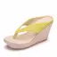 Modern / Fashion Black Street Wear Beach Womens Sandals 2022 9 cm Wedges Open / Peep Toe Womens Shoes