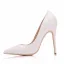 Mooie / Prachtige Witte Kantoor OL Lakleer Pumps 2025 12 cm Naaldhakken / Stiletto Spitse Neus Pumps Hoge Hakken