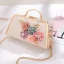 Elegant Hvit Perle Appliques Ball Clutch Veske 2023