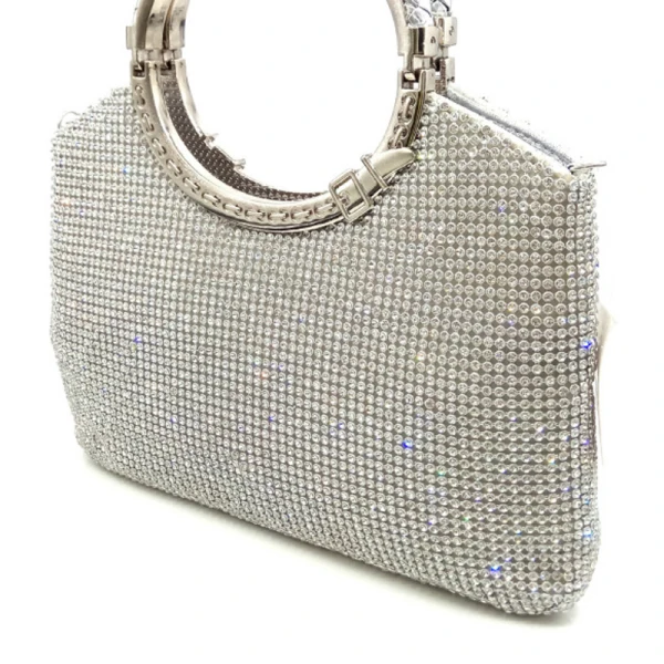 Scintillantes Doré Faux Diamant Soirée Pochette 2023
