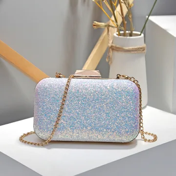 Glitter Witte Pailletten Avond Handtassen 2023