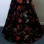 Moderne / Mode Bordeaux Robe De Bal 2017 Princesse De l'épaule Manches Courtes Brodé Longue Volants Robe De Ceremonie